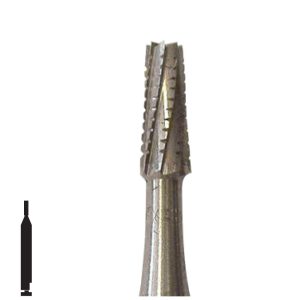 5 pack VDS 557 cross cut fissure bur, 22.55mm RA shaft